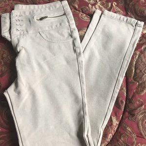 High Wasted Khaki Knit Pants from Papaya Size M